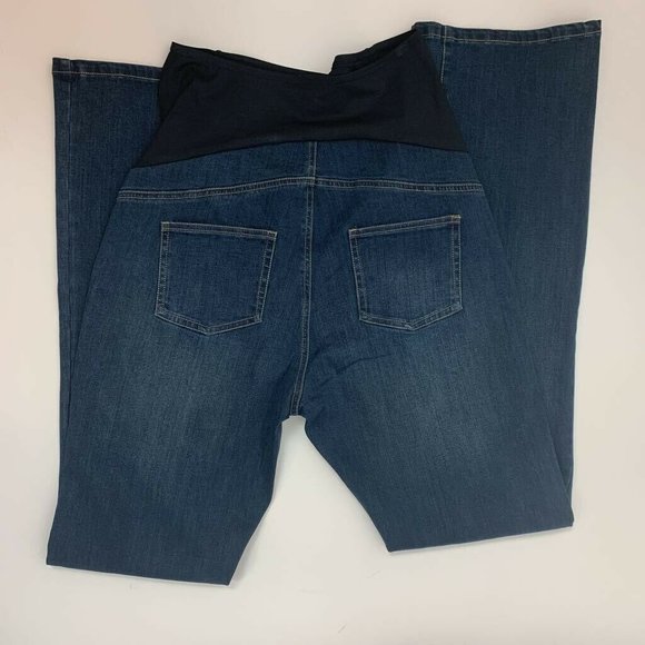 Kimi + Kai Maternity Boot Cut Jeans Blue Sz 28 - Picture 3 of 5